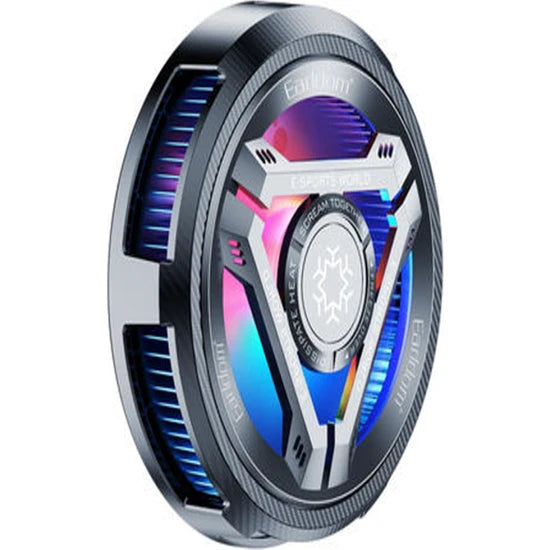 Earldom F13 RGB Radiator Tablet Cooler Fan – Black - Saif Al Najmi Kw